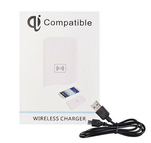 Chargeur Wireless Qi Compatible Sans-Fil Blanc
