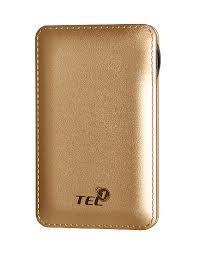 Batterie de Secours PowerBank 8000mAh Ultra-fin Léger 2x USB - Doré