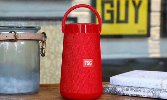 Enceinte Haut Parleur Sans Fil T&G TG133 Portable Bluetooth - Red