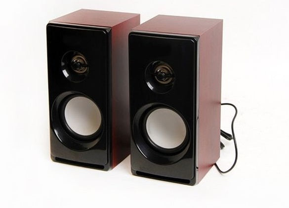 Enceintes Haut Parleur Mega Bass Q530 en Bois