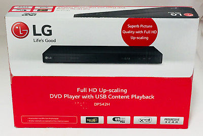 LG DP542H Lecteur DVD Player FullHD 1080P USB Xvid Noir