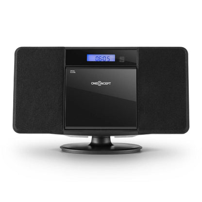 Lecteur CD MP3 OneConcept V13 BT Chaîne Hi-Fi Stereo Bluetooth USB Radio - Black
