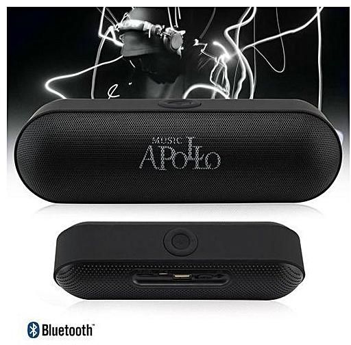 Enceintes Bluetooth Sans Fil Music Apollo Portable Wireless - Black