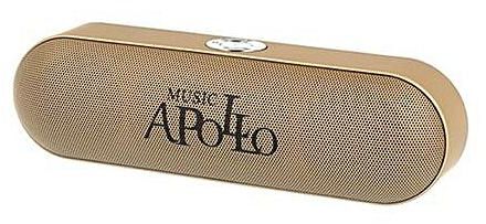 Enceintes Bluetooth Sans Fil Music Apollo Portable Wireless - Gold