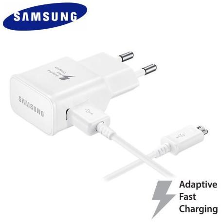 Samsung Chargeur Rapide Original Micro USB - White
