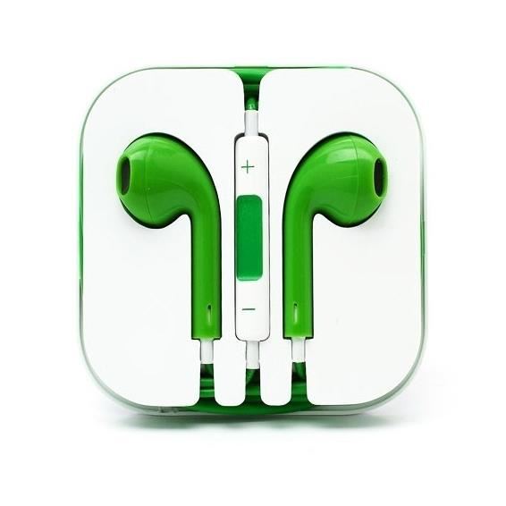 Écouteurs de Couleur avec Micro et Contrôle du volume iPhone / iPod / iPad
