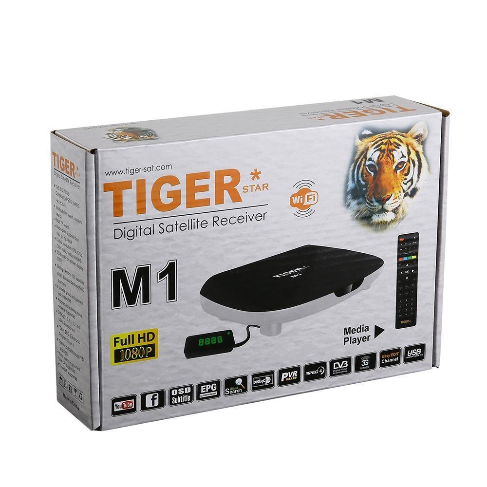 Tiger Star DVB S/S2 Top Box M1 Full HD Récepteur Satellite Numérique