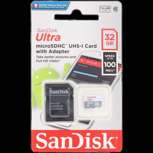 Carte Mémoire Micro SDXC - 32GB - Sandisk