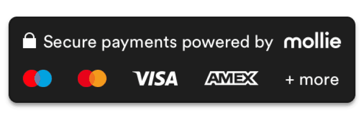 Secure Payment (Bancontact, Visa, Mastercard) & Bpost Shipping