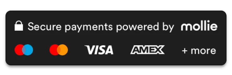 Secure Payment (Bancontact, Visa, Mastercard) & Bpost Shipping